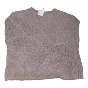 Free People Lavender Crew Neck Sweater